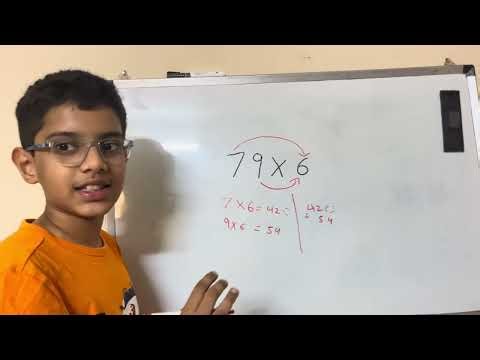How to multiply any 2 digit number with any 1 digit number explained @KRYPTONIC BUILDS