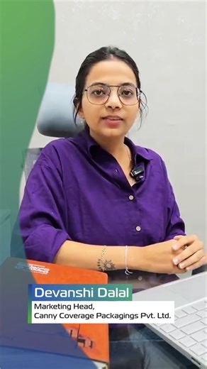 Indusfood Manufacturing on Instagram: "Devanshi Dalal, Marketing Head at Canny Coverage Packagings Pvt.Ltd, shares her perspective on the upcoming Indusfood Manufacturing 2026 and its relevance for the packaging industry. She speaks about how the platform brings together food manufacturers, technology providers, and solution experts, creating opportunities for meaningful interactions and collaborations. For Canny Coverage Packagings, Indusfood Manufacturing 2026 represents a focused environment 
