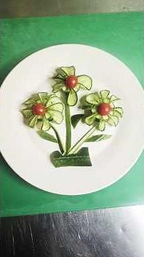 How to Make Blossoms 🌸 With Cucumbers 🥒