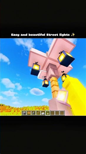 Minecraft street lights ✨