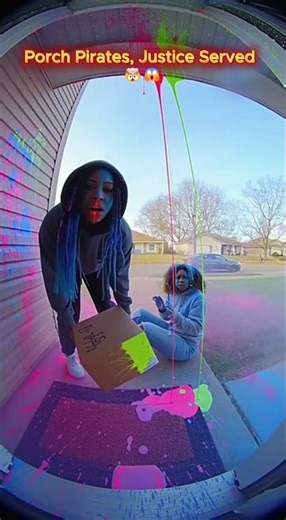 DOORBELL CAM: The Package Prank That Was TOO Colorful! 🎨😂 | After the Knock | EP 05 #doorcam