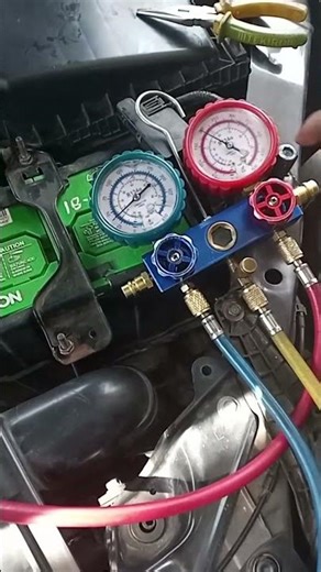 cara mengisi freon mobil dengan mudah || untuk semua jenis mobil #automobile #otomotif