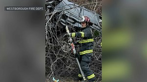Traffic delayed on I-495 after car crash in Hopkinton
