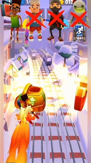 subway surfers frank vs Tricky vs Ninja vs Jake #gameshorts #trending #gaming #subwaysurfers #viral