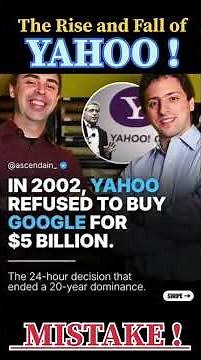 The Rise and Fall of Yahoo: How an Internet Giant Lost Everything | The Manish Kumawat