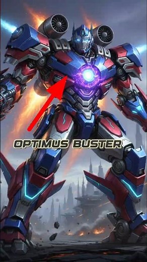 Can Tony Stark Really Build the Optimus Buster? || #shorts #ironman #optimusprime