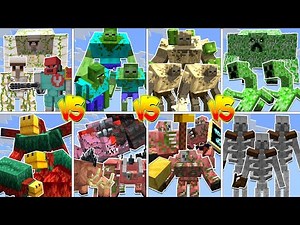 ULTIMATE ALL MUTANT MOBS ARMY TOURNAMENT - Minecraft Mob Battle