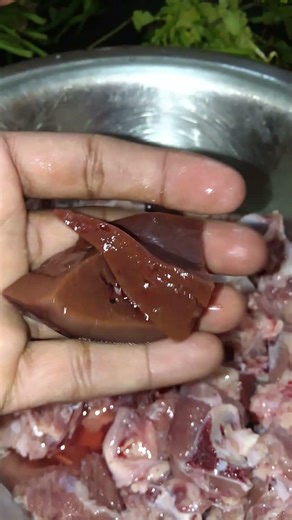 goat liver masala fry recipe 😋#shortsviral