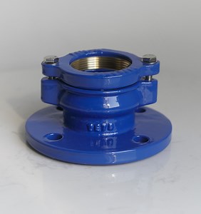[Hot Item] Ductile Cast Iron Self-Restrained Flange Adaptor for HDPE Pipe