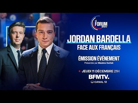 LE FORUM BFM - Jordan Bardella face aux Français