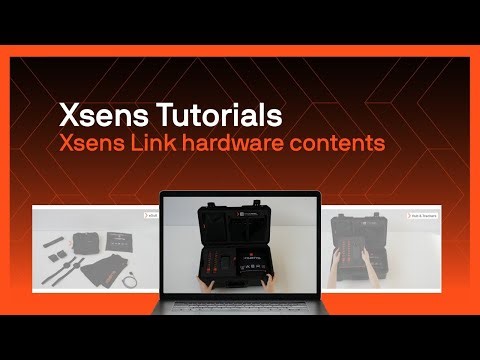 Xsens Tutorials - Xsens Link hardware contents
