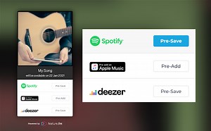 Membuat Pre-save / Pre-oder link (promosi sebelum rilis)