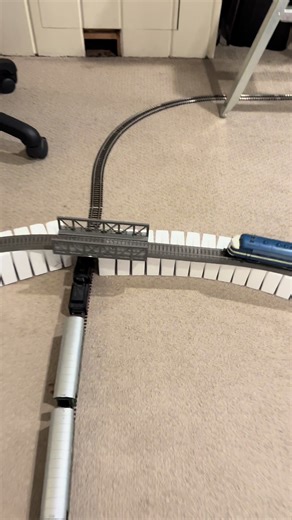 Running three trains at once is fun… until it isn’t 😅 What would you change to avoid this? #modeltrains #crash #trains