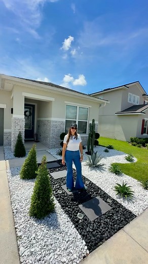 Ideal Gardens on Instagram: "Recap of Our Beautiful Front Yards! 🌿✨ Check out some of our latest front yard designs! 🏡💚 From vibrant plant beds to elegant pathways, our team has transformed these spaces into true eye-catchers! 😍🌸 Which one’s your favorite? Comment below! 💬👇 #IdealGardens #GardenDesign #FrontYard #OutdoorSpaces #gardenideas #gardendesign #gardentips #luxurygarden #luxuryhomes #landscaping #landscape #landscapingdesign"