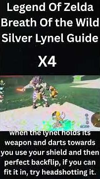 Legend Of zelda Breath of The Wild Silver Lynel Guide