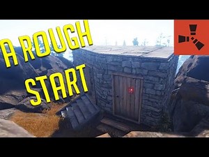 A ROUGH START - RUST Solo Survival Gameplay #1 - NEW Graphics Update
