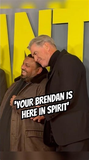 ‘YOUR BRENDAN IS HERE IN SPIRIT’ Naseem Hamed MEETS PIERS BROSNAN & DOMINIC INGLE