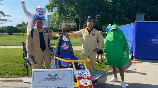 'We're four middle-aged, geriatric millennial dads.' Meet one Red Bull Soapbox Race team