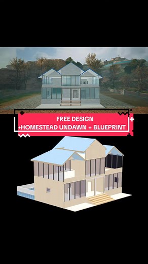 Free Desain Homestead Undawn Blueprint