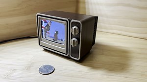 Tiny Console TV with Volume Controls #piday #raspberrypi @Raspberry_Pi