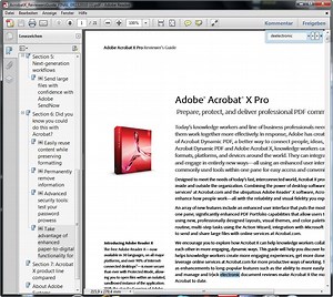 Install Adobe Reader X1