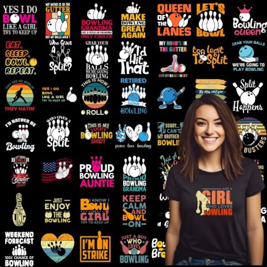 150  Bowling Png Bundle, Bowling Graphics, Bowling Strike, Bowling Ball, Bowling Shirt, Bowling Clipart, Bowling Lover, Bundle Sublimation - Etsy