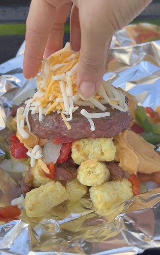 9.2K views · 136 reactions | I learned this in florida This cooking video shows how to make delicious "hobo packets" that I learned how to make on a recent trip to Florida. | Brooklyn B | Facebook