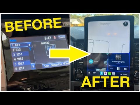 Game-changing 9.7" CarPlay/ Android Auto Screen for Toyota Tundra (2014-2021)
