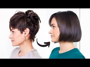 Pixie Cut Hair Growth Time Lapse Over 1 Year