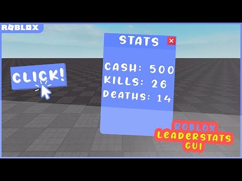 How To Make A Leaderstats Gui In Roblox Studio