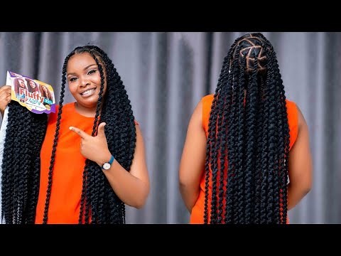 Fluffy Kinky braids installation step by step/beginners friendly