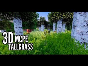 MCPE 1.20.40 Realistic TallGrass 3D - Patrix || Minecraft Bedrock