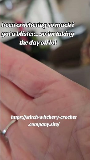 Ouch! Time for a break ‪@stitch-witchery-crochet‬