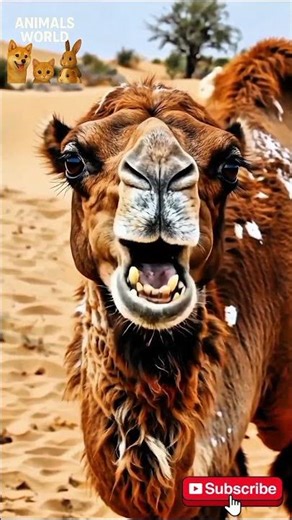 This Camel Laughs While Chewing 🤯🐫