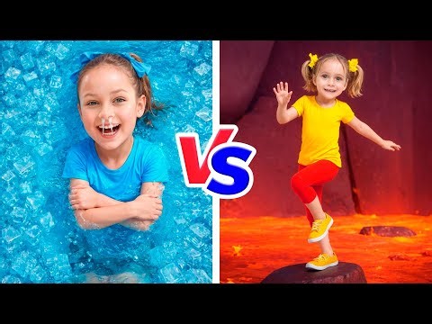 Hot vs Cold Fun Challenge – Cool Adventure!