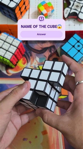 This Cube Looks Easy But Actually So Difficult😭 #rubikscube#weirdcube