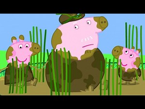 Peppa Pig Official Channel | Muddy Peppa Pig, George and Grandpa Pig - Videos For Kids