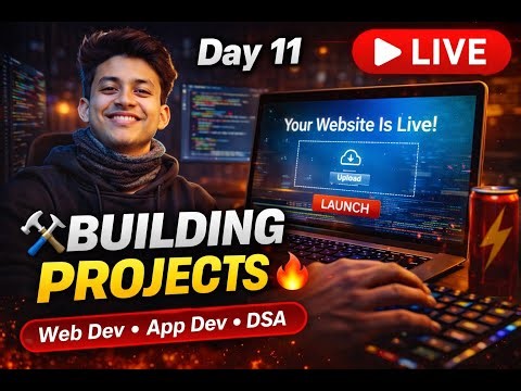 Coding Till Placed | Daily Live DSA & Web Development | $0.29 Revenue Update | Day 11 🔥