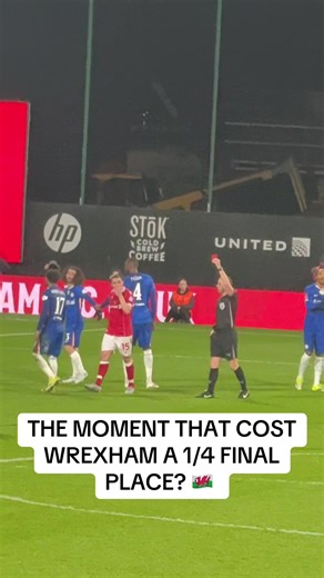 Would #wrexhamfc have progressed to the next round had they remained with 11 on the football pitch? What do you think? #chelsea #facup #wrexham