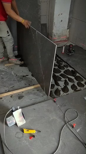 9.6K views · 19 reactions | Install large tiles properly #tilesfloor #thrending #tiles #reels #viral | know now | Facebook