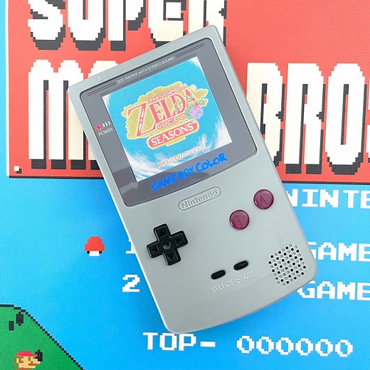 Console Gameboy Color DMG Grey Refurbished With Q5 IPS V4 XL Backlit Bright Screen - Etsy