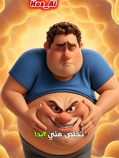 ‏5 طرق لتنزيل دهون البطن 🔥 #تخسيس #hos_ai