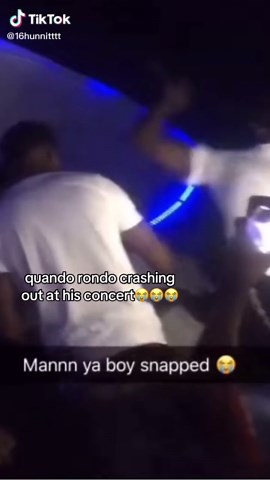 Quando Rondo Concert Cringe Moments