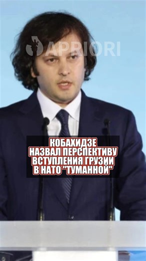 Кобахидзе назвал перспективу вступления Грузии в НАТО «туманной»