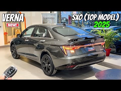 Hyundai Verna SXO Turbo 2025 ❤️ | Hyundai Verna Top Model | Hyundai Verna 2025 Detailed Review