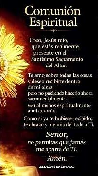 Comunión Espiritual | Recibe a Jesús en tu Corazón Hoy #Comunión #Espiritual #Jesús