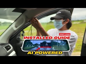 Montero Dashcam DYI Installation Guide with Rear View + ADAS and BSD Technology