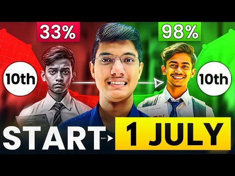 Start Class 10 from 2 JULY 🔥 Easiest Roadmap to Score 98% in Boards 2027