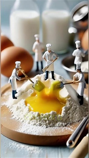 Mini Chefs Making a Sweet Cake! | Mini Aşçılar Tatlı Pasta Yapıyor!
