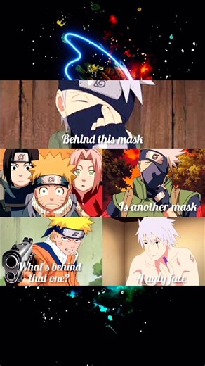 Behind Kakashi's Mask... #naruto #animeshorts #shortsfeed #fyp